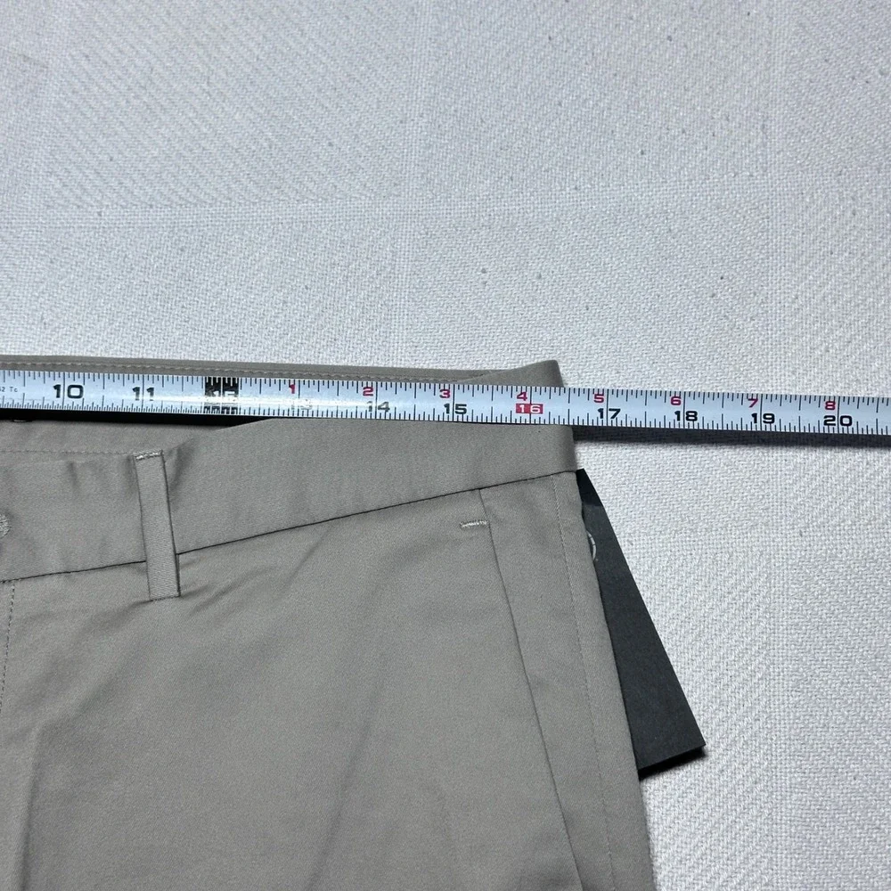 NEW Banana Republic Core Temp Chinos Mens 32x32 Slim Fit Smoked Taupe Tan Pants